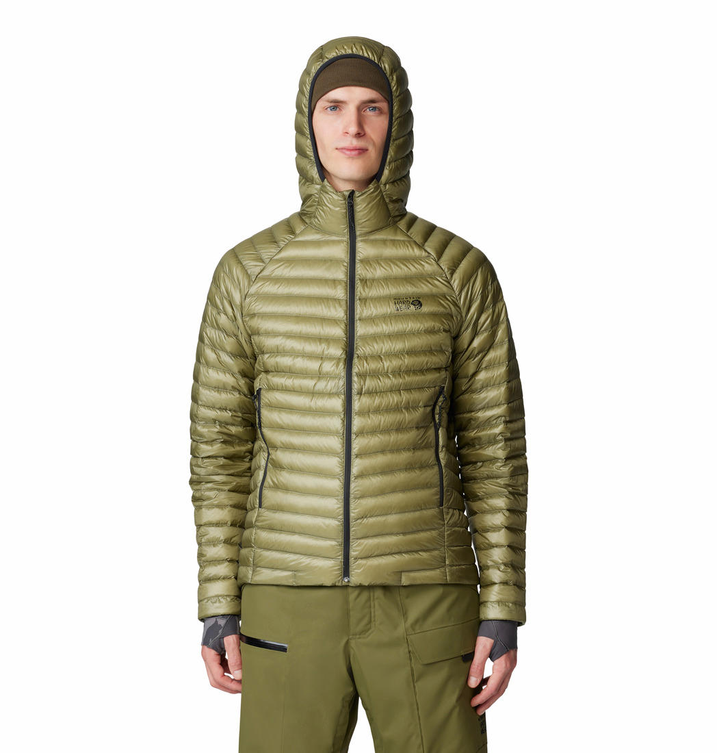 Mountain Hardwear Men Green Ghost Whisperer Down Jacket
