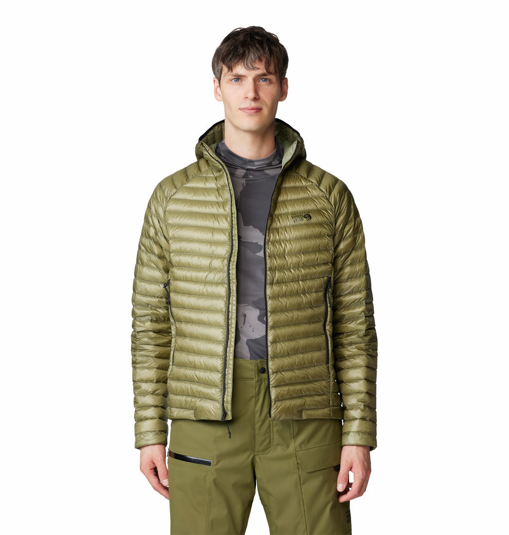 Mountain Hardwear Men Green Ghost Whisperer Down Jacket