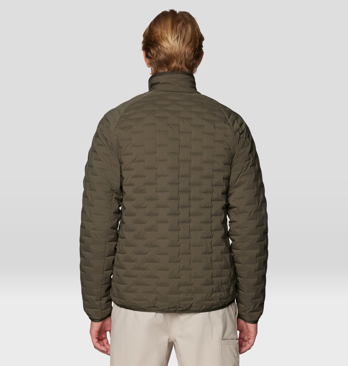 Mountain Hardwear Men Green Stretchdown Down Jacket