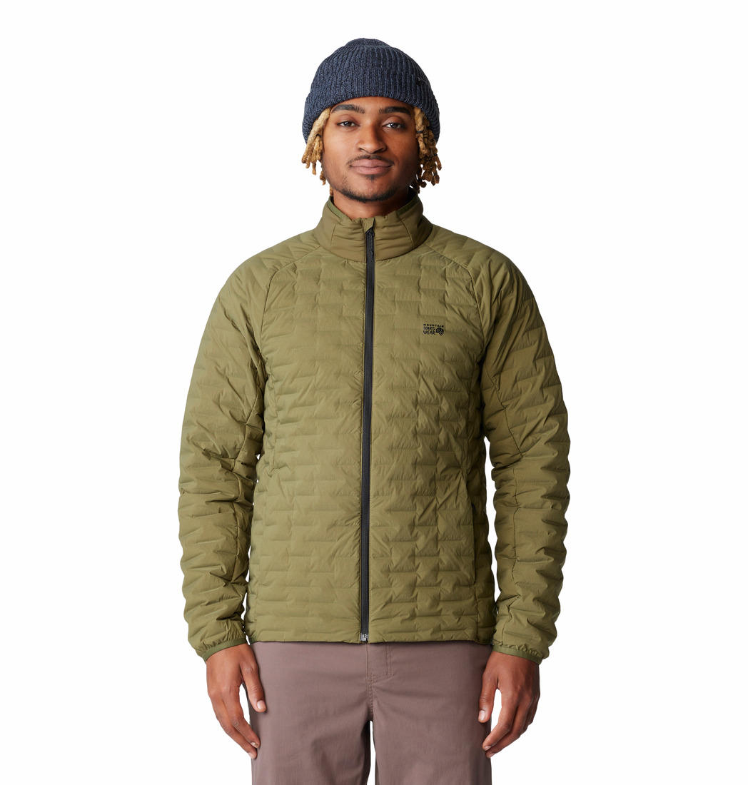 MHW Men Green Stretchdown Light Jacket