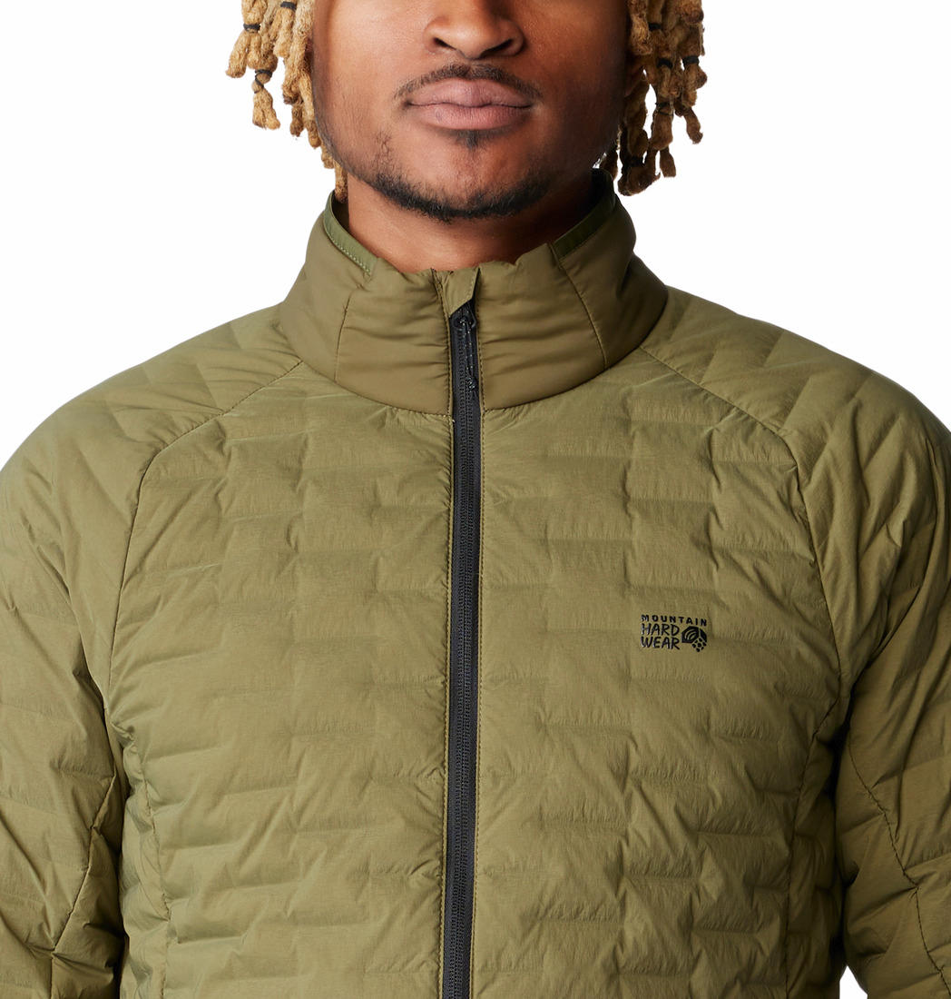 MHW Men Green Stretchdown Light Jacket
