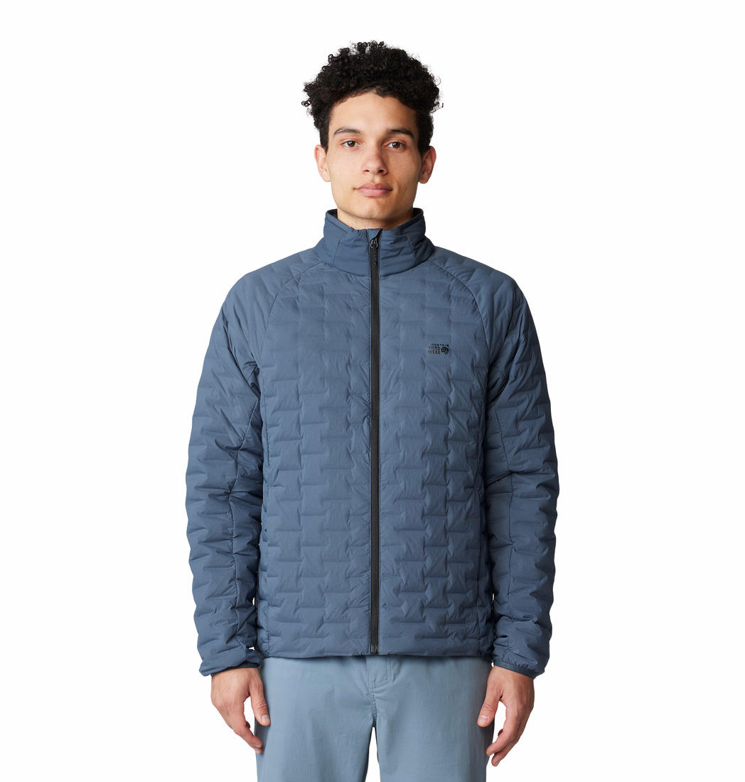 Mountain Hardwear Men Blue Stretchdown Light Down Jacket