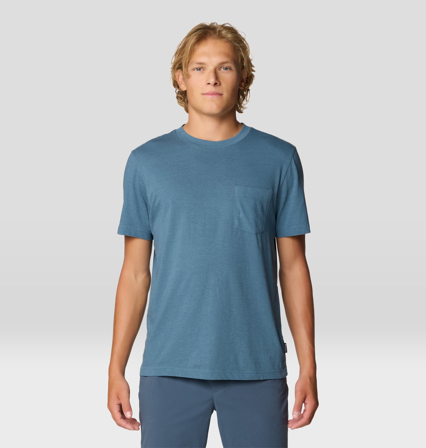 Mountain Hardwear Men Blue On Edge Tshirt