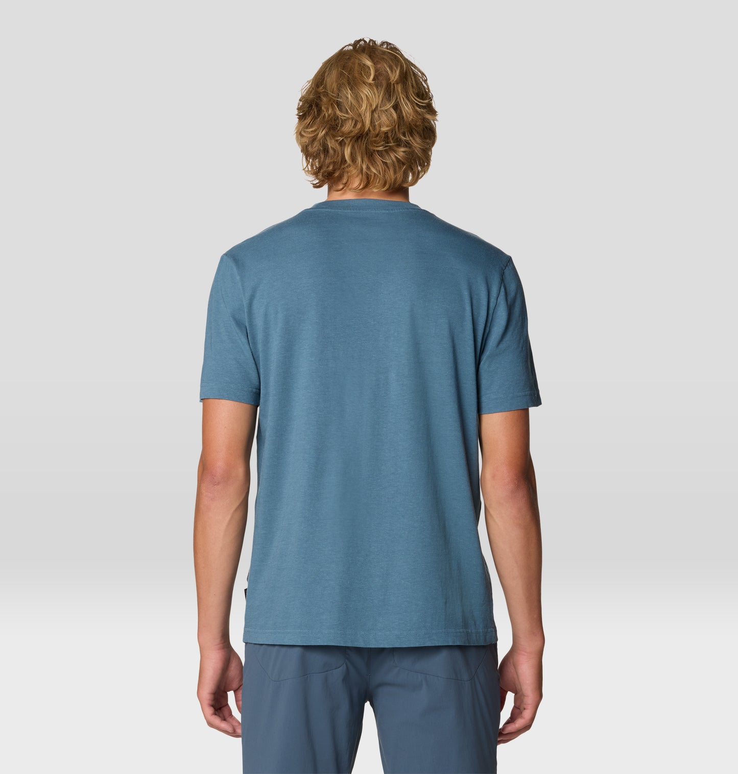 Mountain Hardwear Men Blue On Edge Tshirt