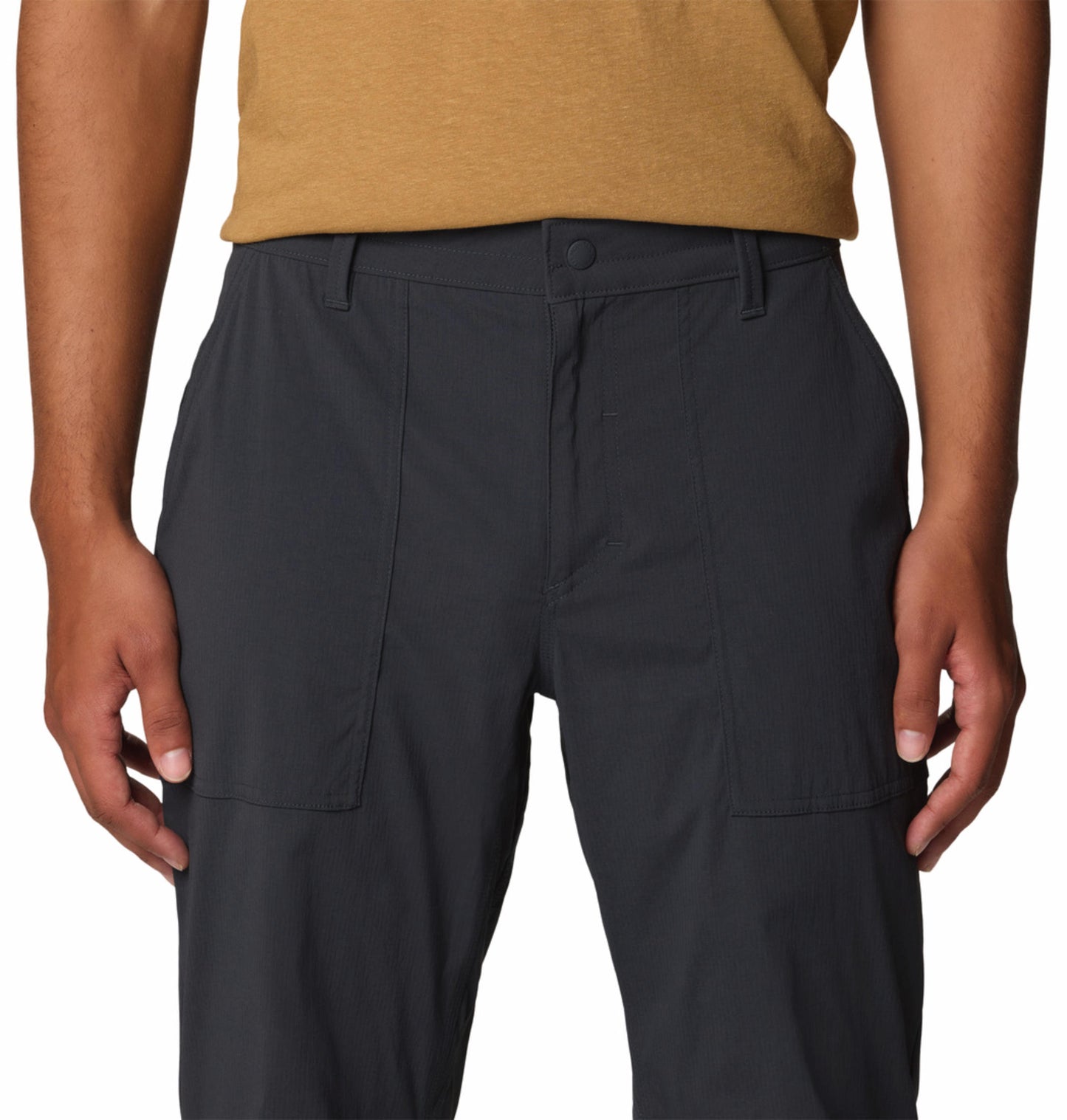Mountain Hardwear Men Grey Traxion Trail Pant