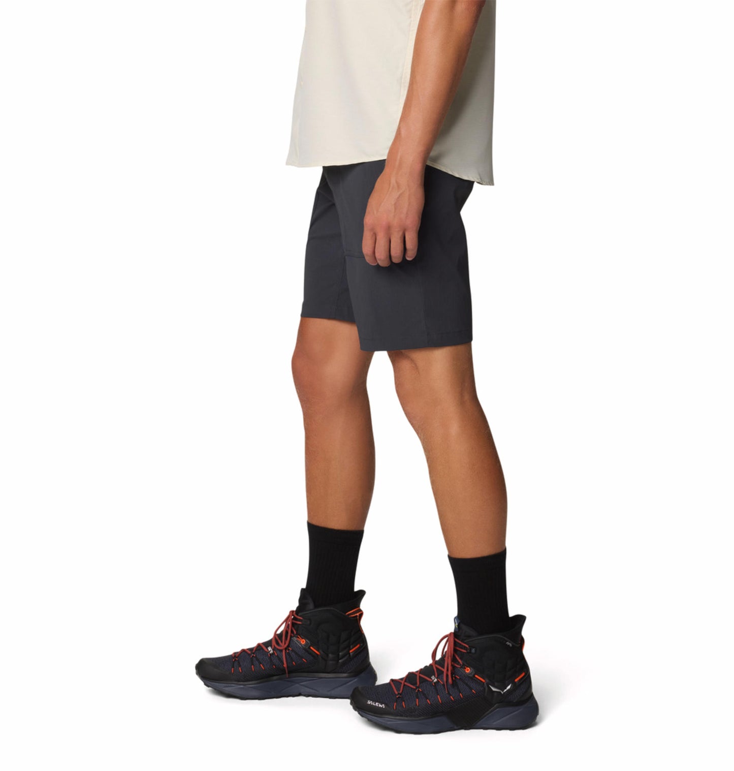 Mountain Hardwear Men Grey Traxion Trail Shorts