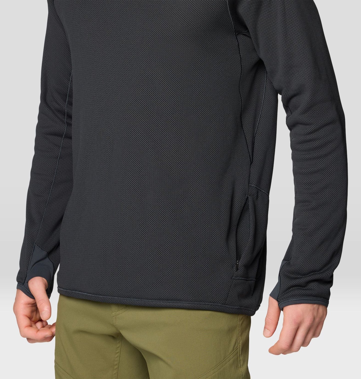 Mountain Hardwear Men Black AirMesh Tshirt