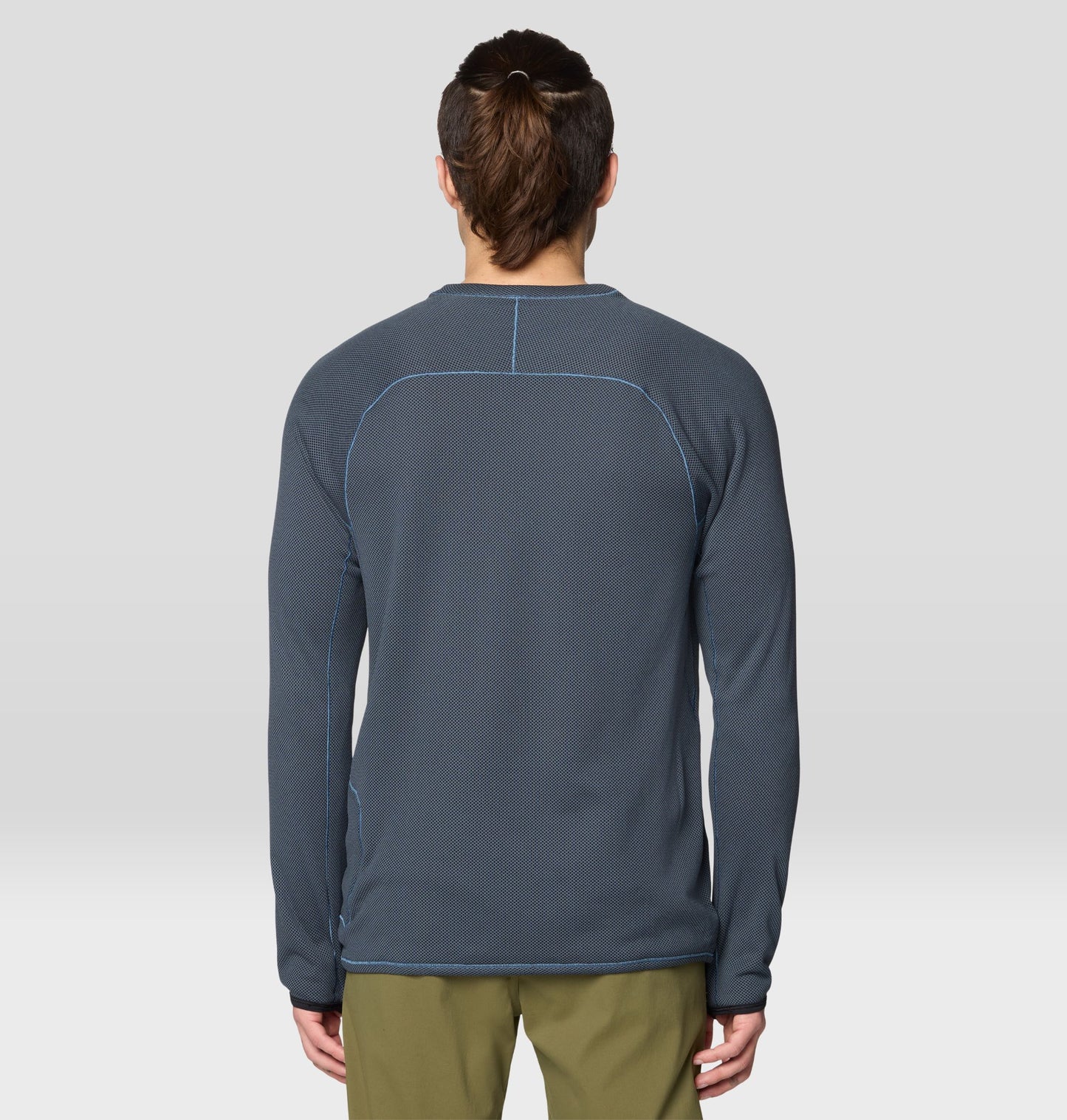 Mountain Hardwear Men Blue AirMesh Tshirt