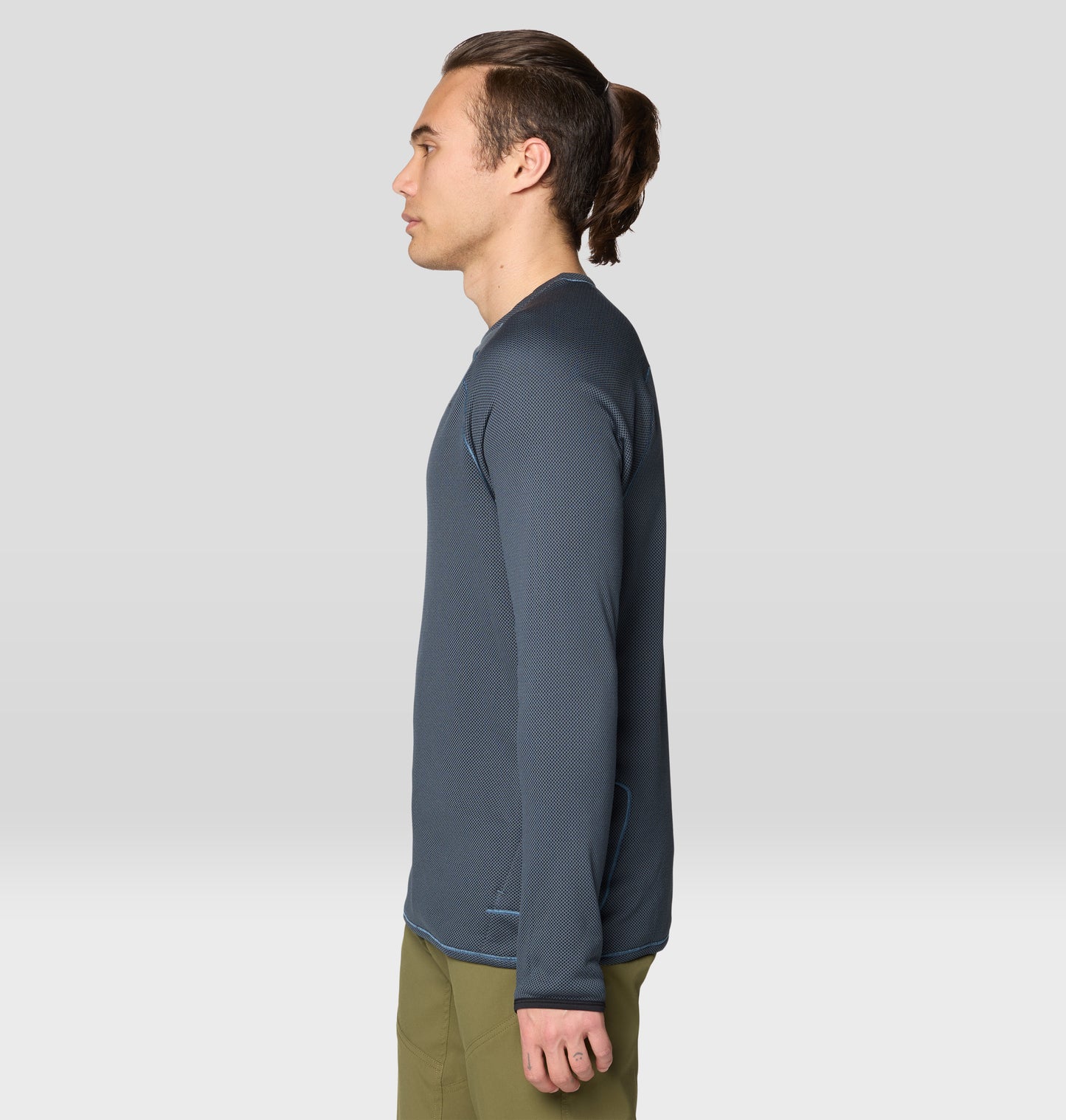 Mountain Hardwear Men Blue AirMesh Tshirt