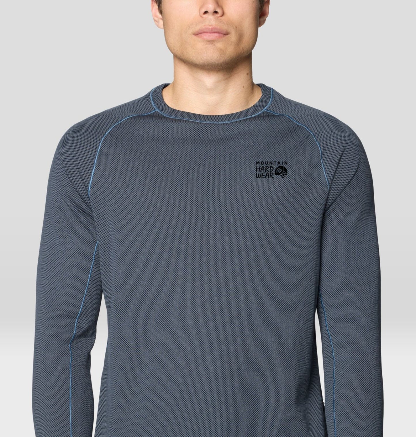 Mountain Hardwear Men Blue AirMesh Tshirt