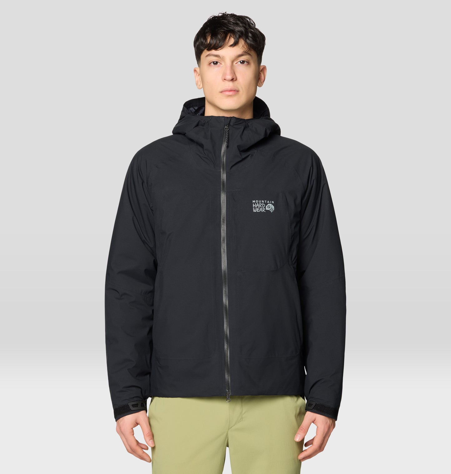 Mountain Hardwear Men Black Dry.Q Stretch Ozonic Down Jacket