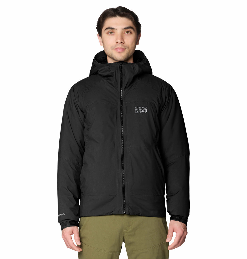 Mountain Hardwear Men Black Stretch Ozonic Insulated Jacket