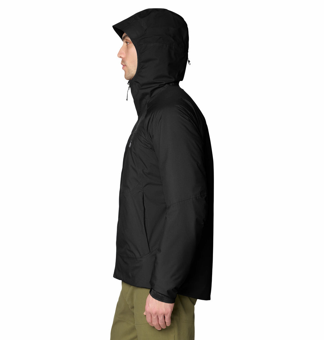 Mountain Hardwear Men Black Stretch Ozonic Insulated Jacket