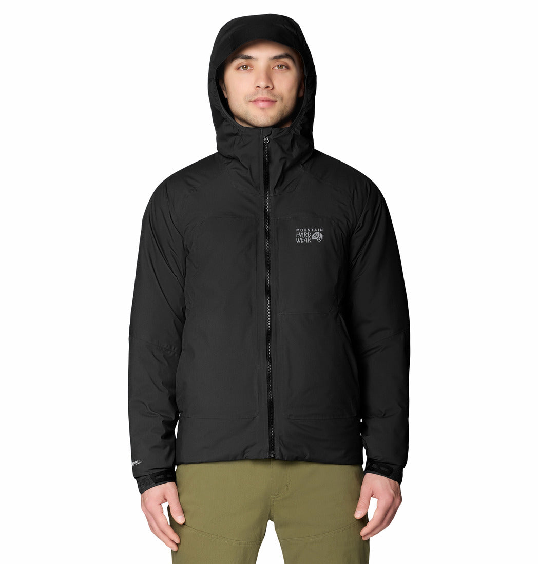 Mountain Hardwear Men Black Stretch Ozonic Insulated Jacket
