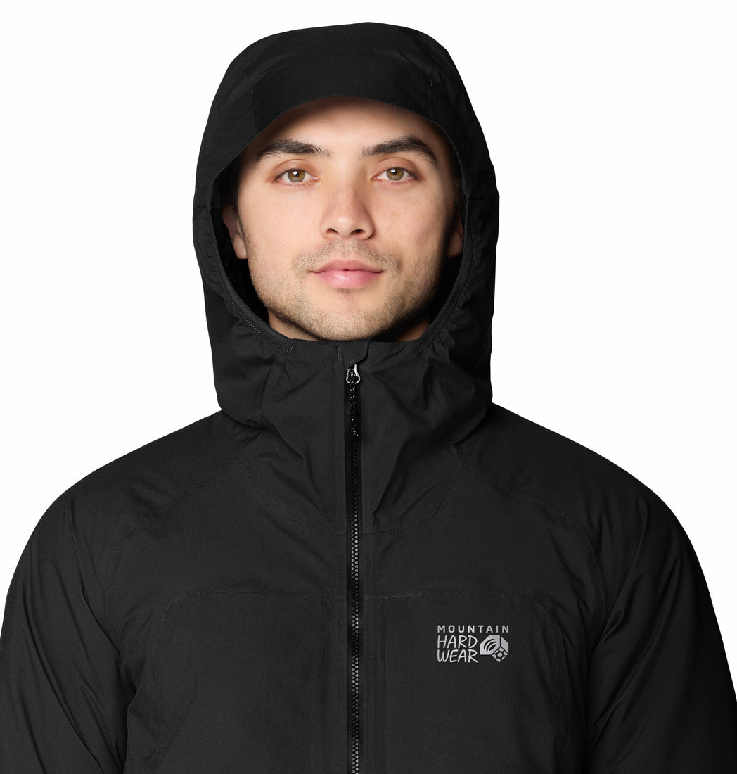 Mountain Hardwear Men Black Stretch Ozonic Insulated Jacket