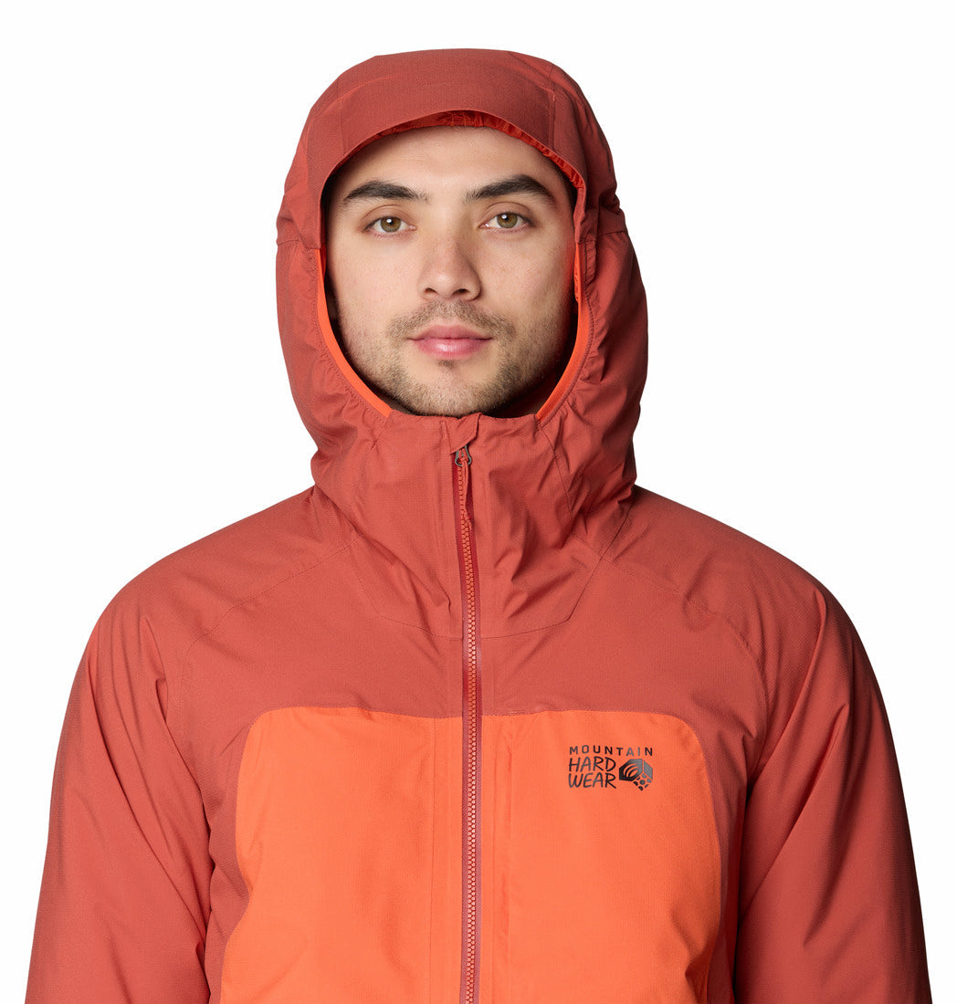 Mountain Hardwear Men Brown Stretch Ozonic Insulated Jacket