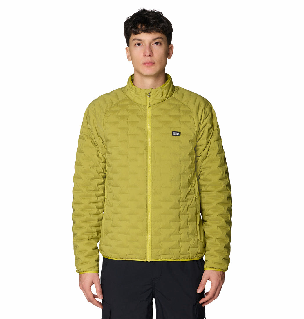 Mountain Hardwear Men Green Stretchdown Light Jacket