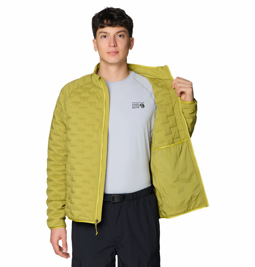 Mountain Hardwear Men Green Stretchdown Light Jacket