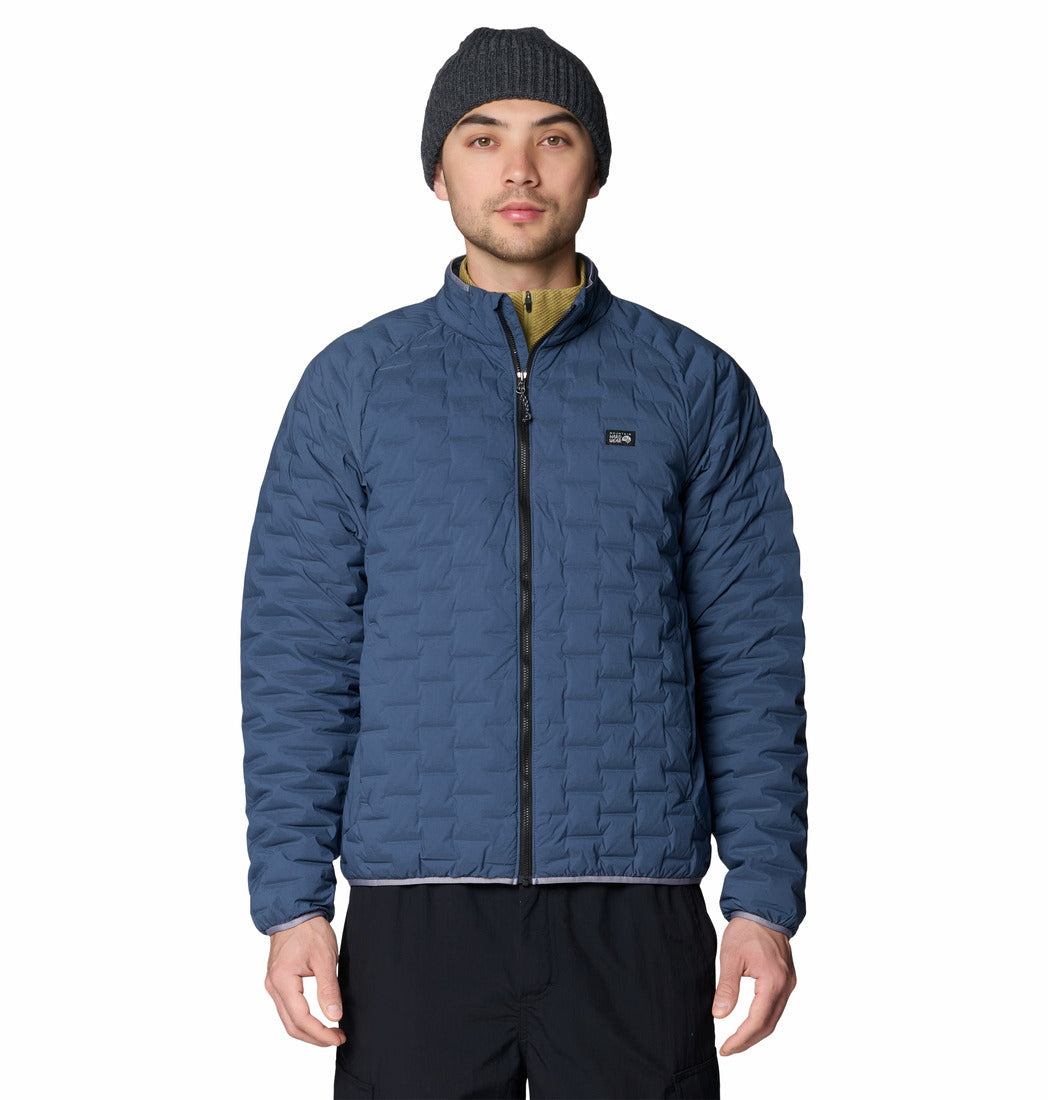 Mountain Hardwear Men Blue Stretchdown Light Jacket