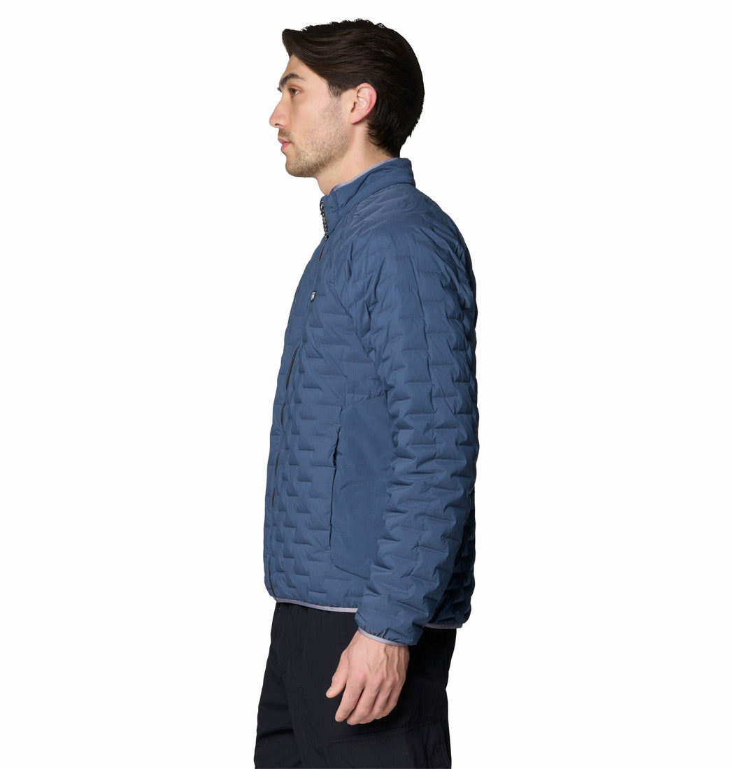 Mountain Hardwear Men Blue Stretchdown Light Jacket