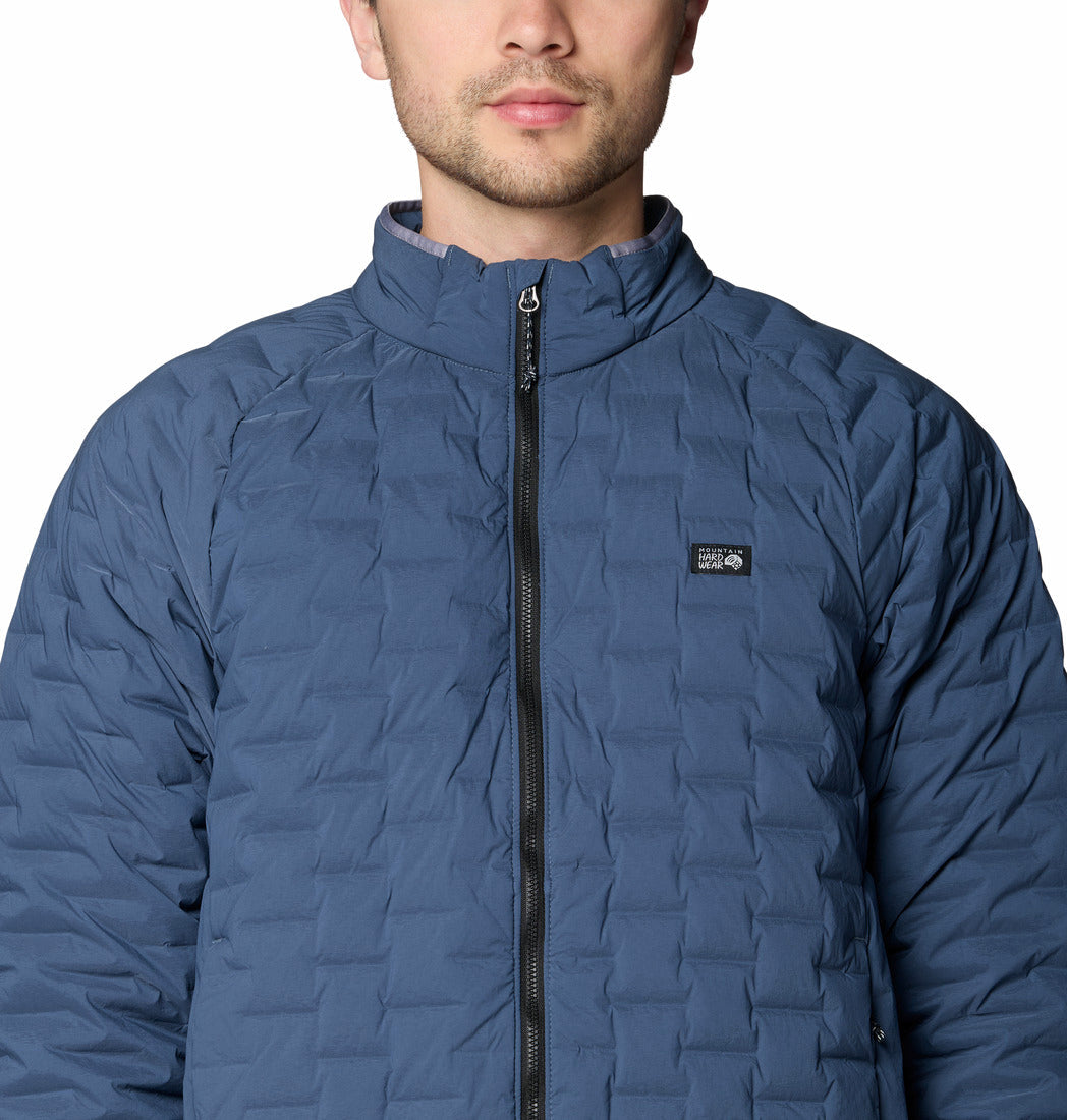 Mountain Hardwear Men Blue Stretchdown Light Jacket