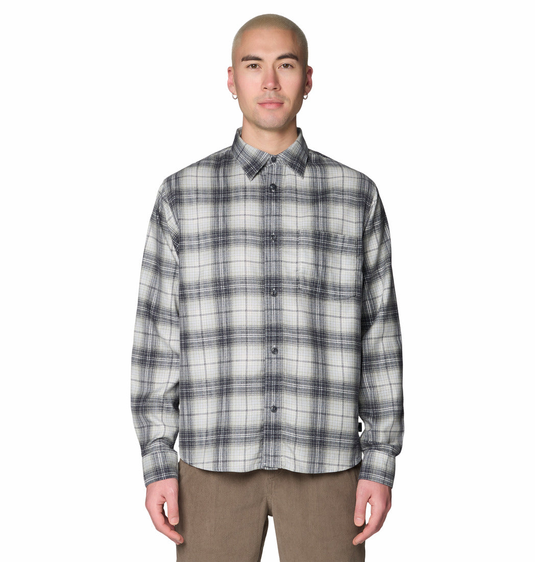 Mountain Hardwear Men Grey A-Side Long Sleeve Shirt