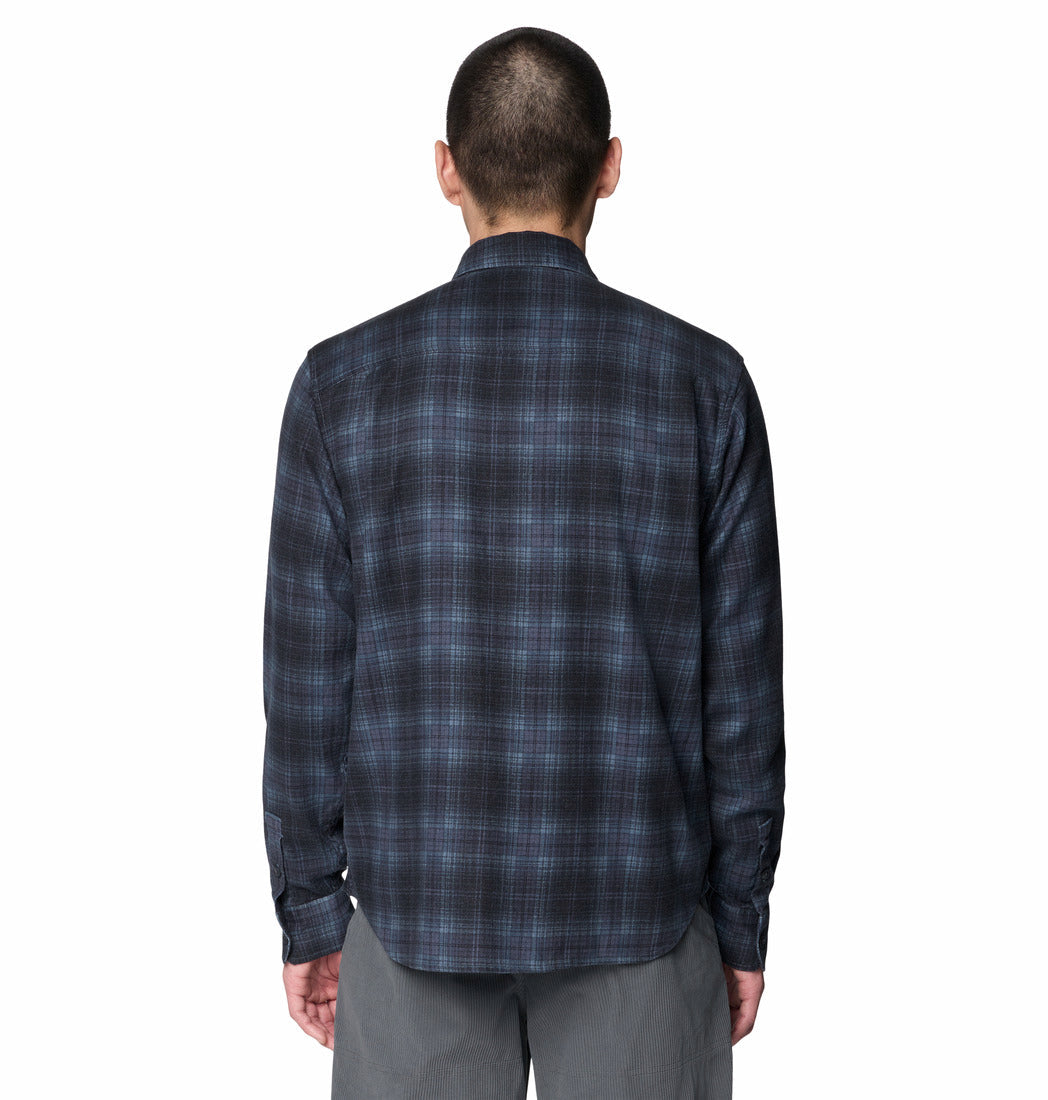 Mountain Hardwear Men Blue A-Side Long Sleeve Shirt