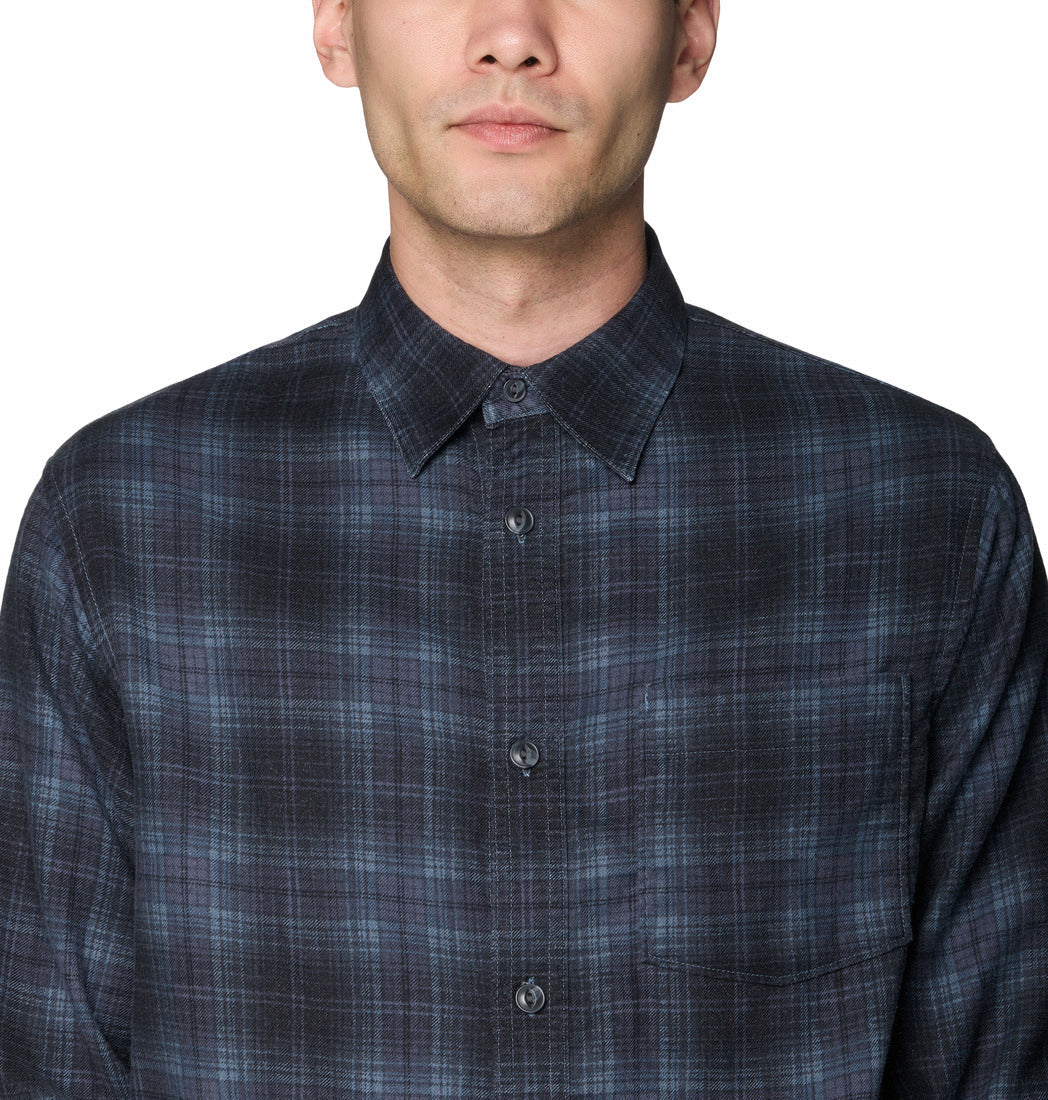 Mountain Hardwear Men Blue A-Side Long Sleeve Shirt