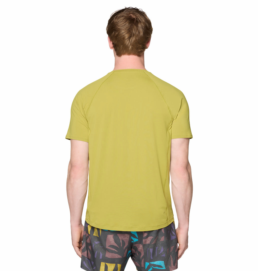 MHW Men Green Crater Lake Short Sleeve