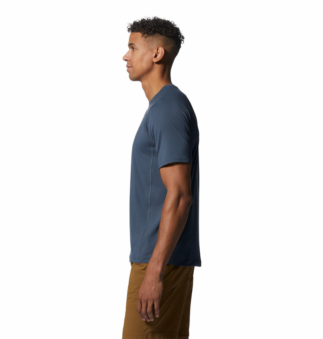 Mountain Hardwear Mens Blue Crater Lake Short Sleeve