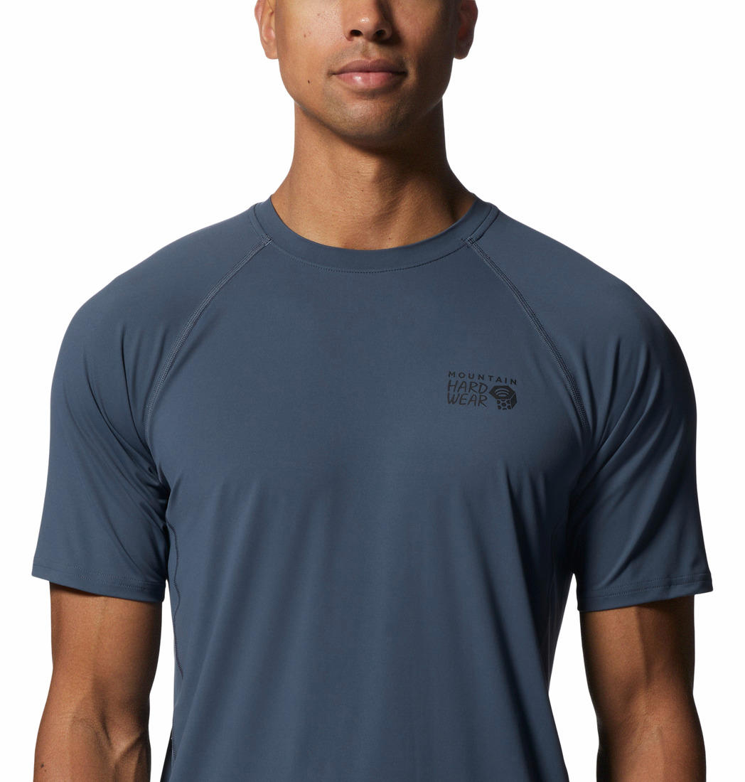 Mountain Hardwear Mens Blue Crater Lake Short Sleeve
