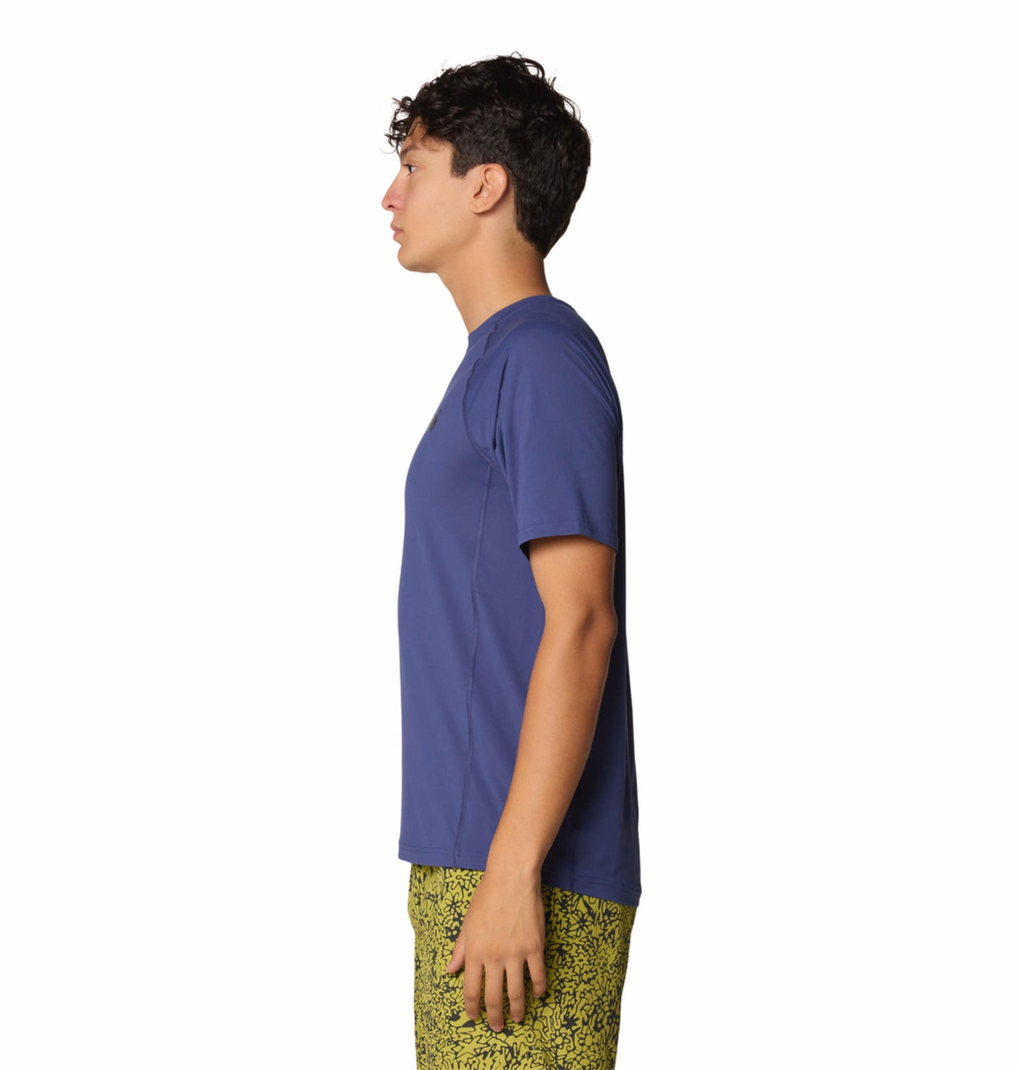 Mountain Hardwear Men Blue UPF 50 Crater Lake Tshirt (Sun Protection)