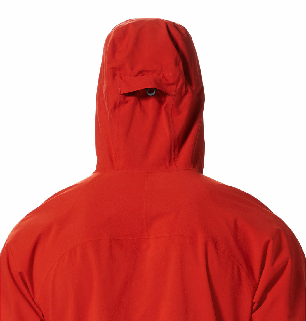Mountain Hardwear Mens Red Stretch Ozonic Jacket