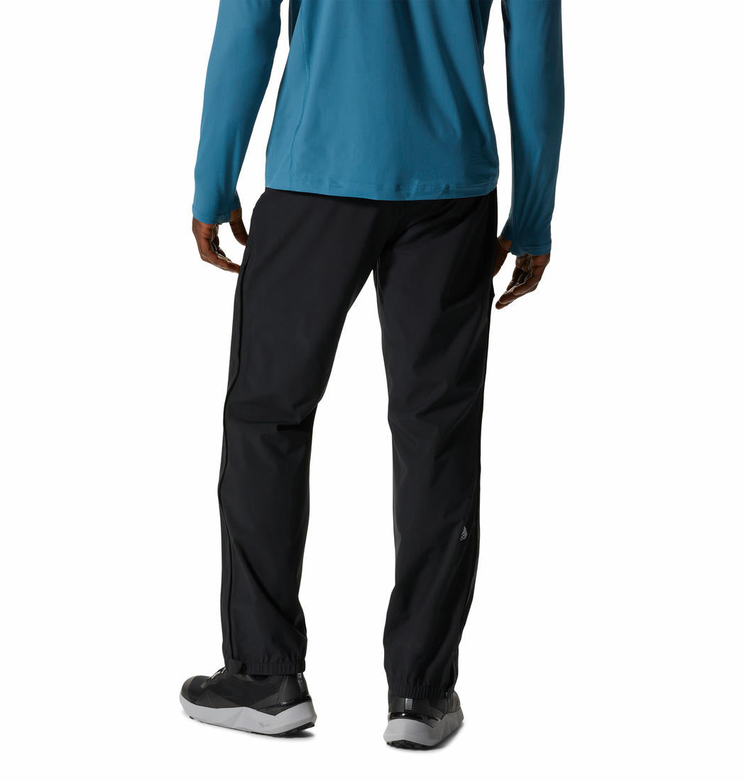 Mountain Hardwear Men Black Stretch Ozonic Rain Pant