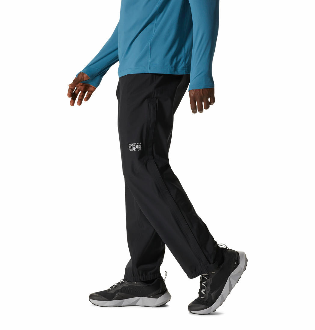 Mountain Hardwear Men Black Stretch Ozonic Rain Pant