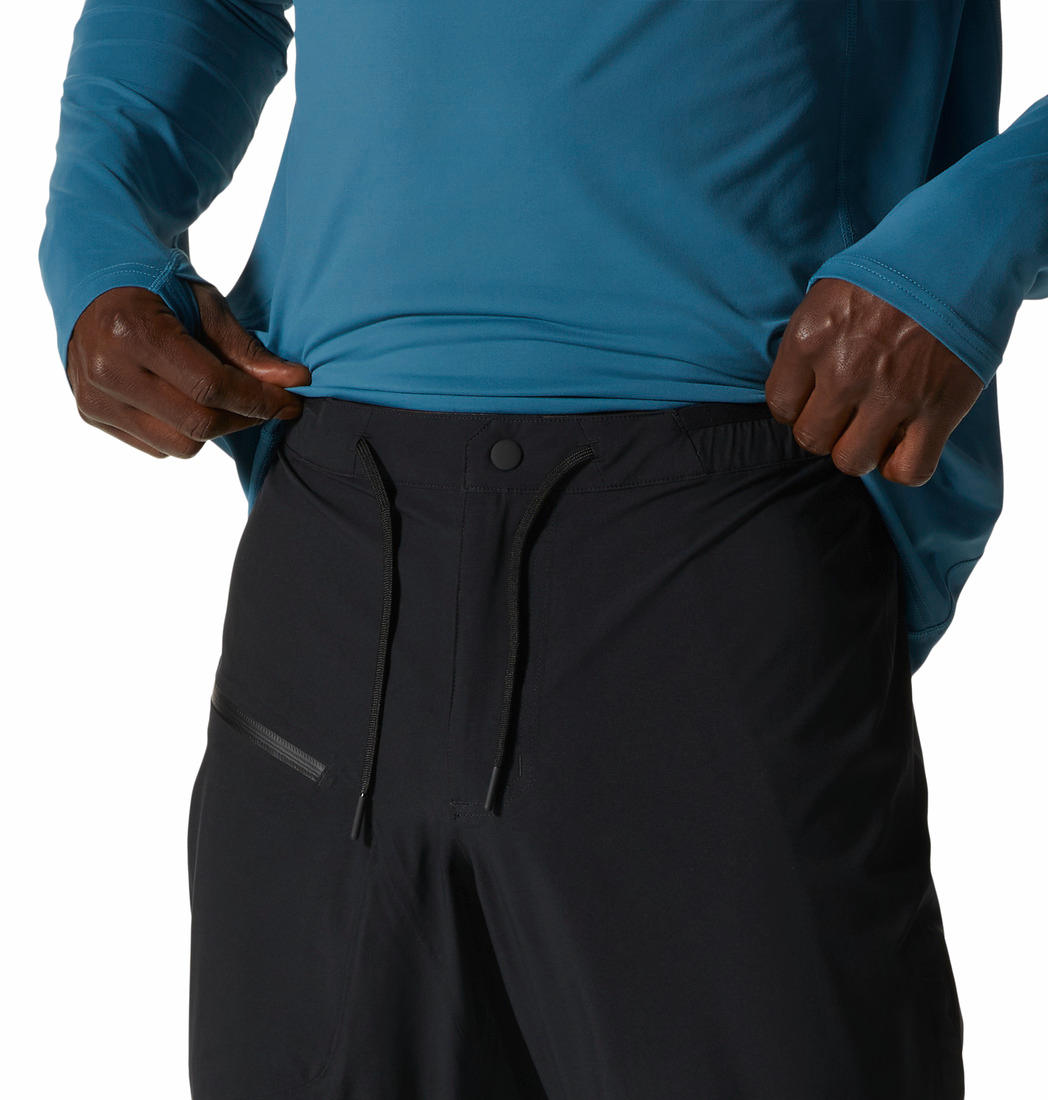 Mountain Hardwear Men Black Stretch Ozonic Rain Pant
