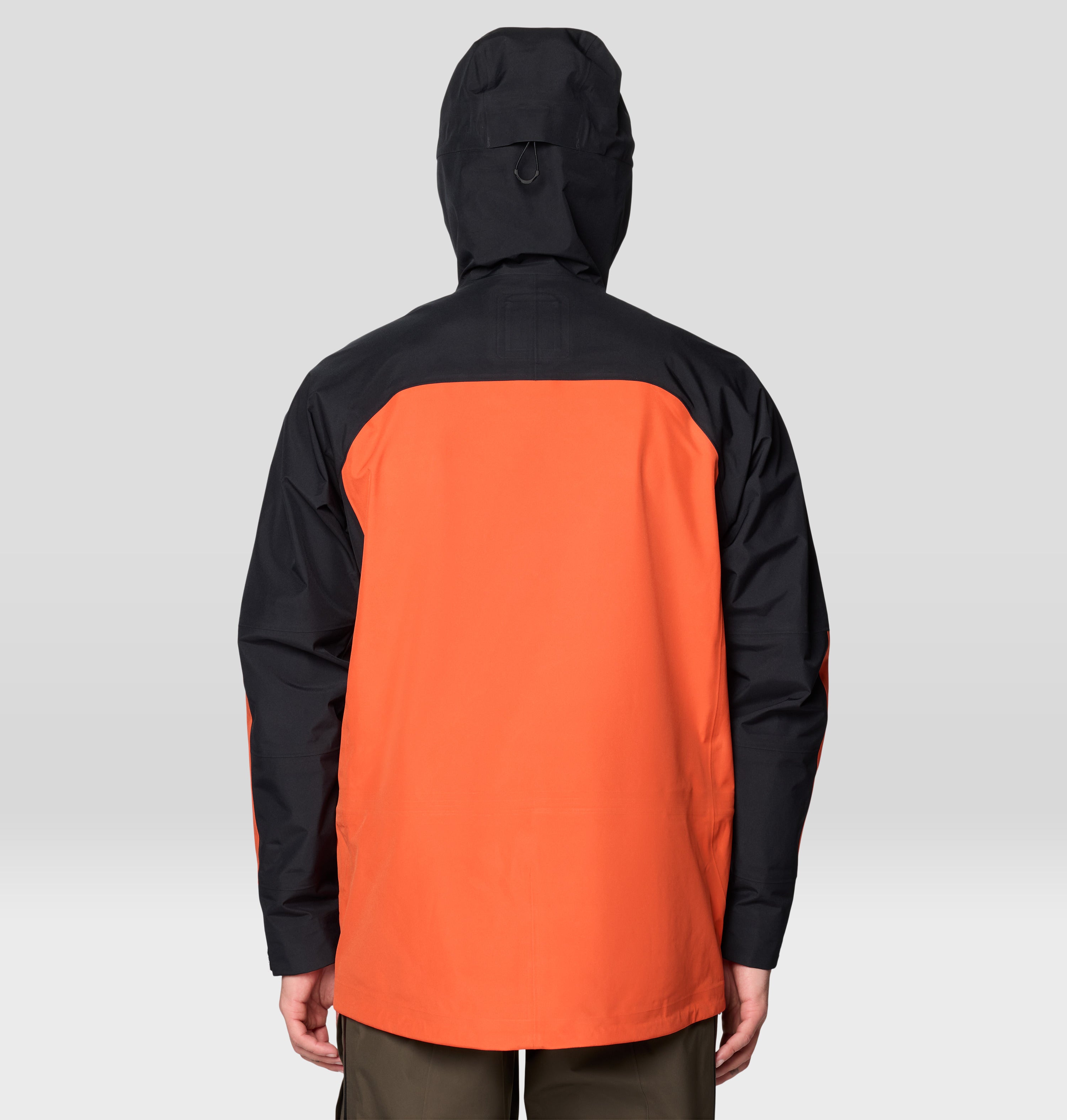 Mountain Hardwear Men Orange Boundary Ridge GORE-TEX Rain Jacket