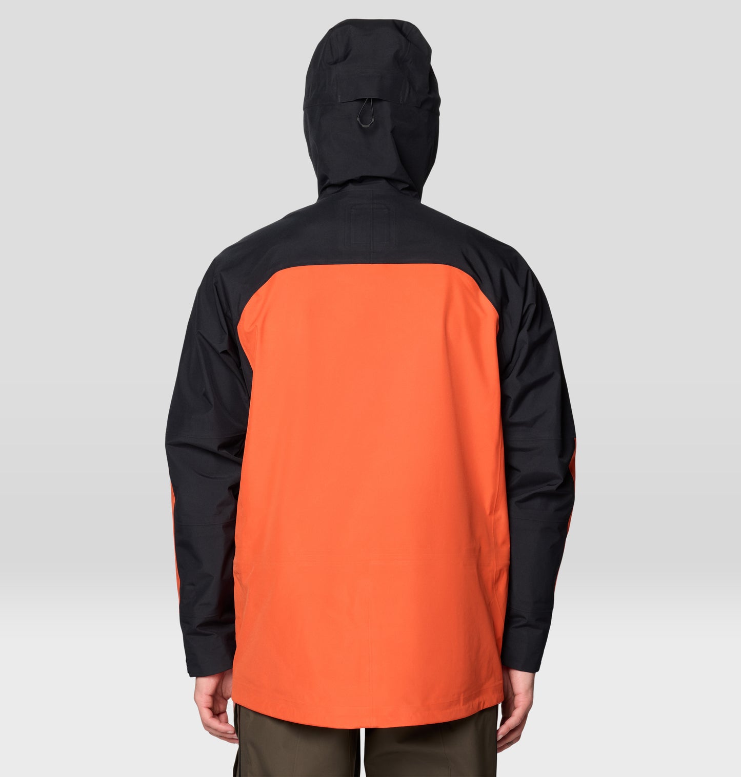 Mountain Hardwear Men Orange Boundary Ridge GORE-TEX Rain Jacket