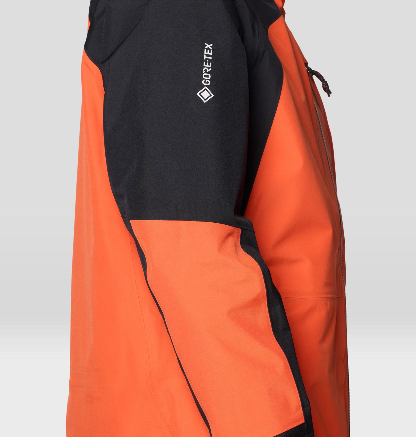 Mountain Hardwear Men Orange Boundary Ridge GORE-TEX Rain Jacket
