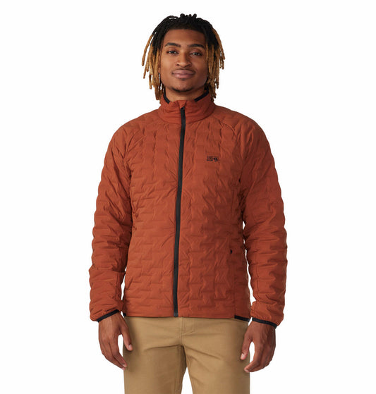 Mountain Hardwear Men Brown Stretchdown Light Jacket