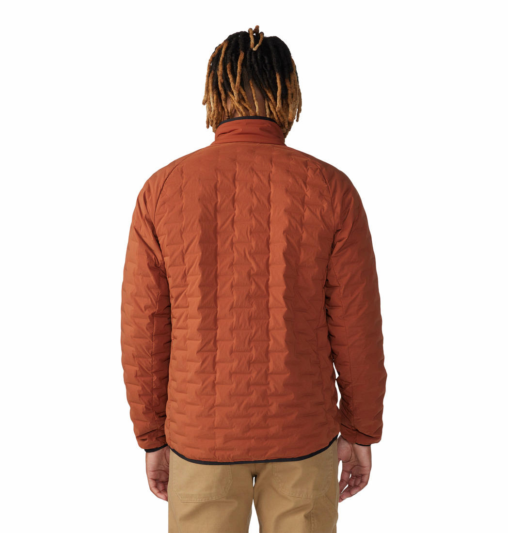 Mountain Hardwear Men Brown Stretchdown Light Jacket