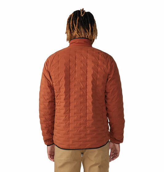 Mountain Hardwear Men Brown Stretchdown Light Jacket