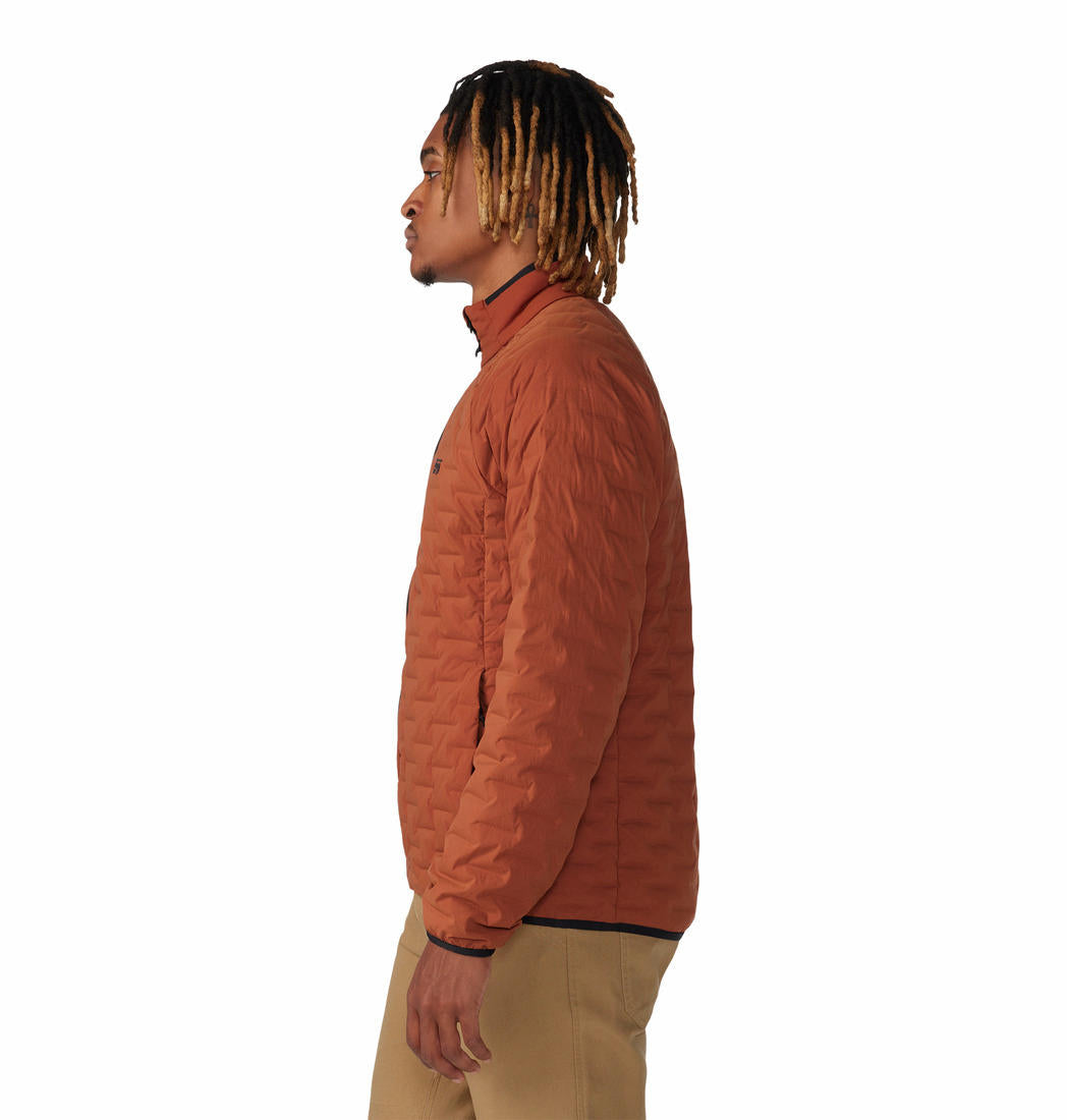 Mountain Hardwear Men Brown Stretchdown Light Jacket