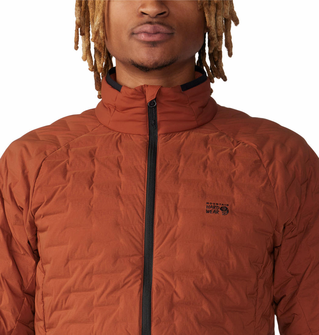 Mountain Hardwear Men Brown Stretchdown Light Jacket