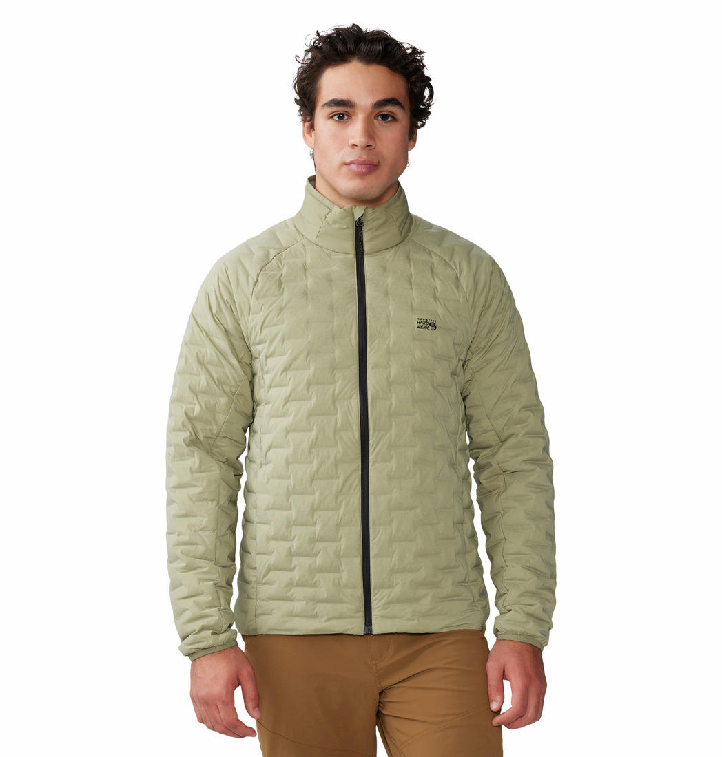 Mountain Hardwear Mens Green Stretchdown Light Jacket