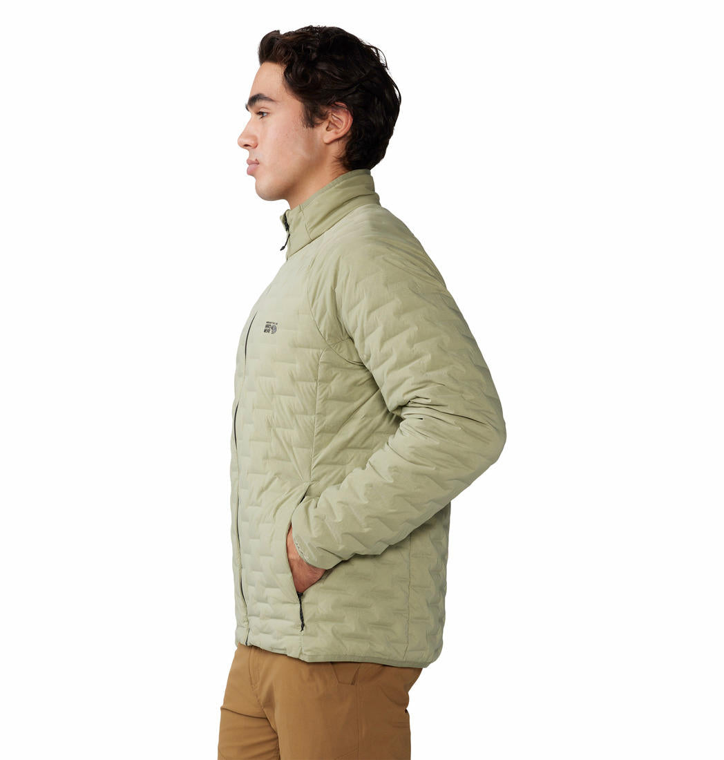 Mountain Hardwear Mens Green Stretchdown Light Jacket