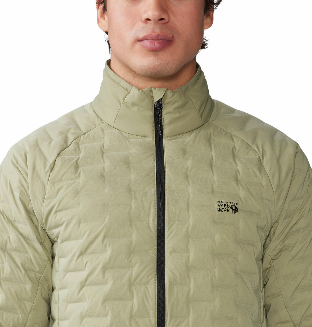 Mountain Hardwear Mens Green Stretchdown Light Jacket