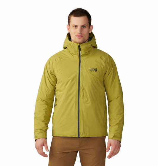 Mountain Hardwear Men Green Stretch Ozonic Insulated Jacket