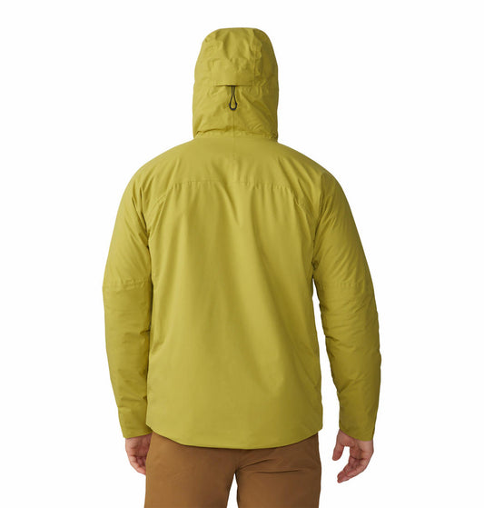 Mountain Hardwear Men Green Stretch Ozonic Insulated Jacket