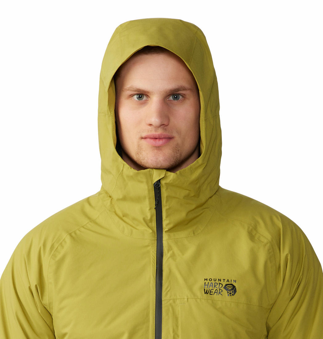 Mountain Hardwear Men Green Stretch Ozonic Insulated Jacket